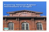 Preparing National Register Nominations in Oregon