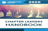 CHAPTER LEADERS HANDBOOK - Cornerstone League