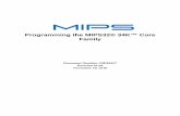Programming the MIPS32® 34K™ Core Family