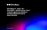 Dolby® AC-4: Audio delivery for next-generation ...