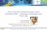 ICCL Summer School Dresden 2013 Semantic Web - International