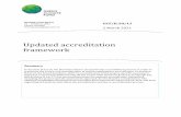 Updated accreditation framework