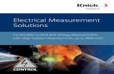 Electrical Measurement Solutions - Knick