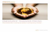 ONESOURCE® TRANSfER PRiCiNg - Thomson Reuters Tax