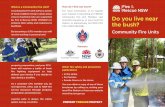Community Fire Units membership and information brochure