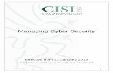Managing Cyber Security
