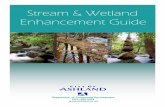 Stream & Wetland Enhancement Guide - City of Ashland