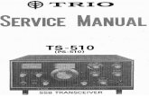 Trio TS-510 - Service manual