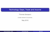 Technology Gaps, Trade and Income