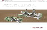 TEXSTEAM Super G Plug Valves - Schlumberger
