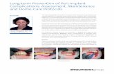 Long-term Prevention of Peri-Implant Complications ...