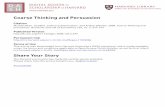 Coarse Thinking and Persuasion - Harvard University