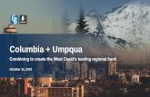 Columbia + Umpqua