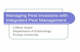 Managing Pest Invasions with Integrated Pest Management