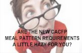ARE THE NEW CACFP MEAL PATTERN REQUIREMENTS A LITTLE HAZY ...