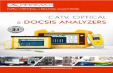 CATV, Optical and DOCSIS analyzers