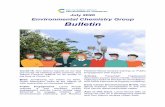 July 2021 Environmental Chemistry Group Bulletin