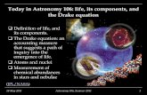 Today in Astronomy 106: life, its components, and the ...