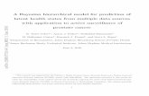 A Bayesian hierarchical model for prediction of latent ...