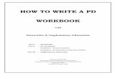 HOW TO WRITE A PD WORKBOOK - manoa.hawaii.edu