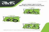 ELECTRIC BICYCLE INSTRUCTIONS FOR USE