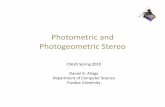 Photometric and Photogeometric Stereo - Purdue University