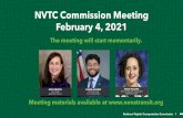 NVTC Commission Meeting February 4, 2021