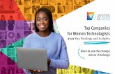 Top Companies for Women Technologists