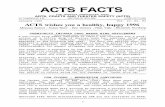 ACTS FACTS - cultural heritage