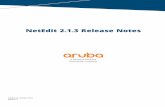 NetEdit 2.1.3 Release Notes