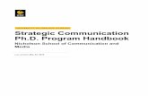 Strategic Communication Ph.D. Program Handbook