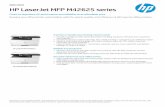 HP LaserJet MFP M42625 series