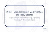 INDOT Hydraulics Process Modernization and Policy Updates