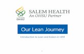 Our Lean Journey - OrHIMA