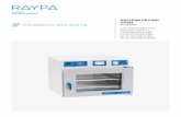 OVEN Incubation and drying EV SERIES - RAYPA