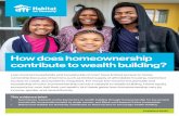 How does homeownership contribute to wealth building?