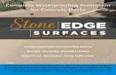 Complete Waterproofing Protec on for Concrete Decks