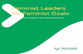 Feminist Leaders for Feminist Goals