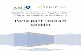 Participant Program Booklet - AAUW