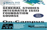 FOR UPSC Civil Services Exam GENERAL STUDIES INTEGRATED ...
