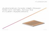 Automotive-Grade High-Power 940 nm VCSEL Array for In ...