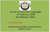 Forum of Cities that Segregate 8th February 2019