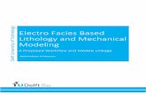 Electro Facies Based Lithology and Mechanical Modeling