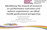 Identifying the impact of research on performance outcomes ...