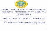 DEBRE MARKOS UNIVERSTY SCHOOL OF MEDICINE …