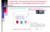 Comp-4150: Advanced and Practical Database Systems (Part C ...