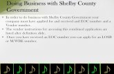 Doing Business with Shelby County Government