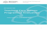 30th September 2020 Teaching Care Homes Programme Evaluation