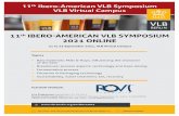11th Ibero-American VLB Symposium 2021 - Online