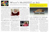 WHAT S HAPPENING No. 51: November 2018 IN LG